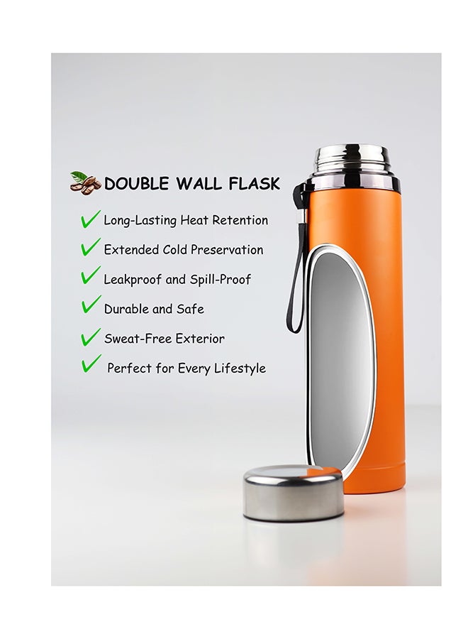 توشيونيكس قارورة حرارية مفرغة من الفولاذ المقاوم للصدأ مزدوجة الطبقات سعة 1000 مل - ترمس معزول مزدوج الجدار ساخن وبارد - بطانة داخلية SUS316، وغطاء SUS304، قارورة مانعة للتسرب وخالية من مادة BPA - قارورة مشروبات ساخنة وباردة للبالغين والأطفال - حاوية شرب للمنزل والمكتب والمدرسة والسفر والأنشطة الخارجية والتخييم والسفر والرحلات، قارورة مياه شرب سعة 32 أونصة - Image 3