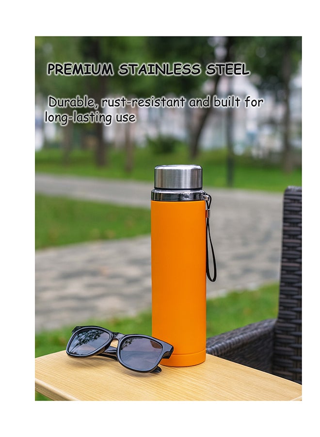 توشيونيكس قارورة حرارية مفرغة من الفولاذ المقاوم للصدأ مزدوجة الطبقات سعة 1000 مل - ترمس معزول مزدوج الجدار ساخن وبارد - بطانة داخلية SUS316، وغطاء SUS304، قارورة مانعة للتسرب وخالية من مادة BPA - قارورة مشروبات ساخنة وباردة للبالغين والأطفال - حاوية شرب للمنزل والمكتب والمدرسة والسفر والأنشطة الخارجية والتخييم والسفر والرحلات، قارورة مياه شرب سعة 32 أونصة - Image 4