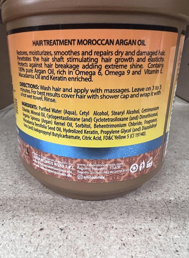 Silicon Mix Moroccan Argan Oil 4-Piece Set: Repairing Dry, Damaged Hair - Image 4
