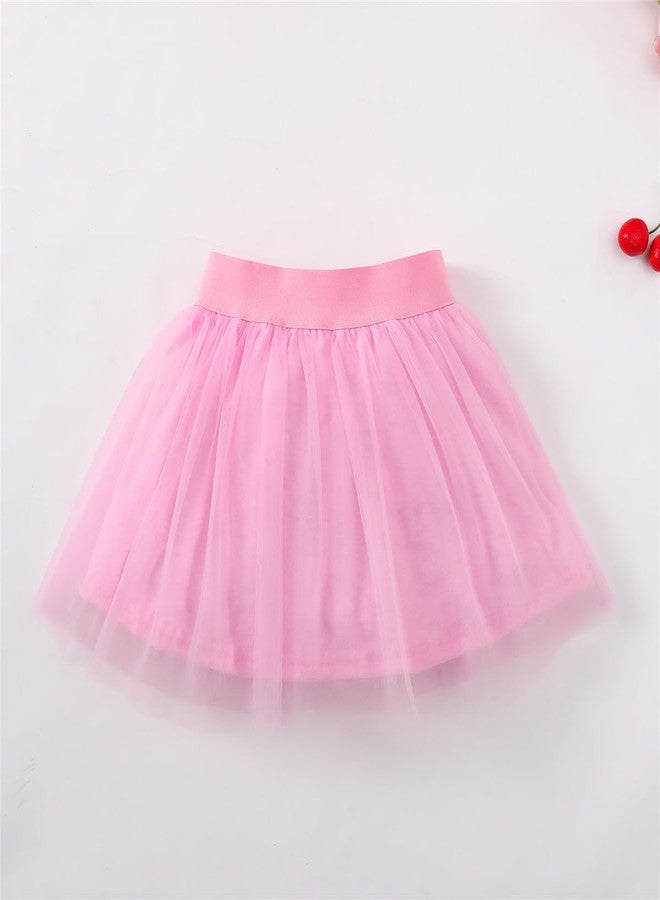 CPEI Toddler Girl 2nd Birthday Outfits,Im Two Cute Shirt+Tutu Skirt,Girl 2 Years Old Birthday Clothes (Pink, 2T) - Image 5
