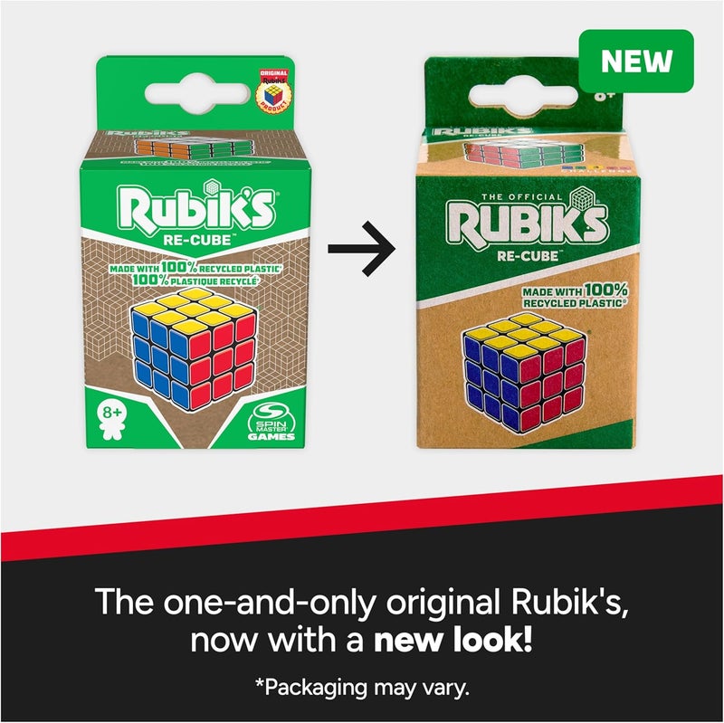Rubik's Re-Cube - The Original 3x3 Cube Made with 100% Recycled Plastic - Image 5