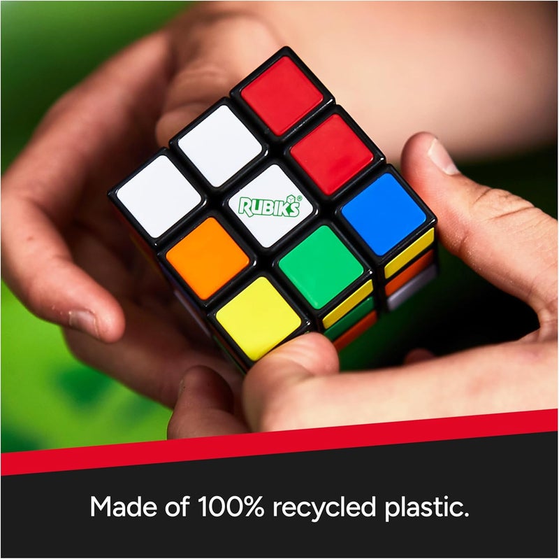 Rubik's Re-Cube - The Original 3x3 Cube Made with 100% Recycled Plastic - Image 3