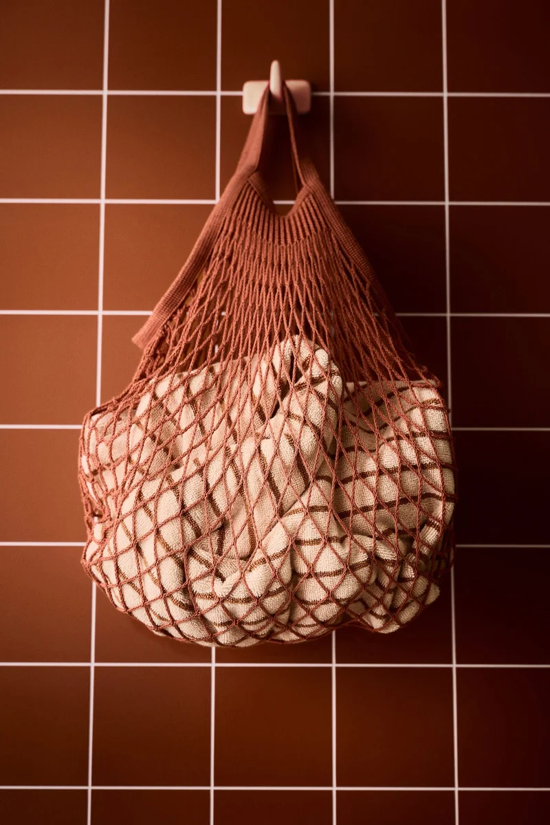 H&M Striped hand towel