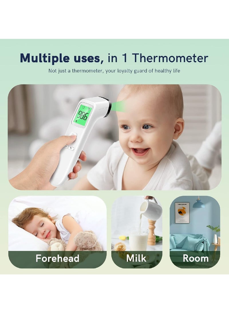 Generic - Forehead Thermometer, Baby And Adults Thermometer  With Fever Alarm, LCD Display and Memory Function, Ideal For Whole Family - Image 1