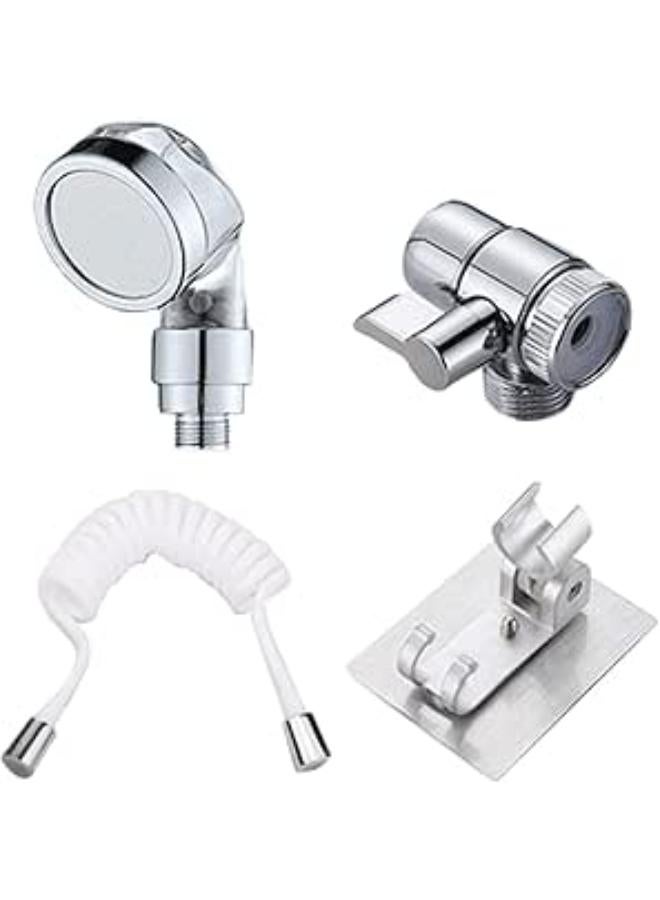 مجموعة رأس دش صنبور رشاش حوض الاستحمام من ، مجموعة دش محمولة للحوض مع خرطوم ارتداد لغسل الشعر وتنظيف غرفة المرافق ودش الحيوانات الأليفة