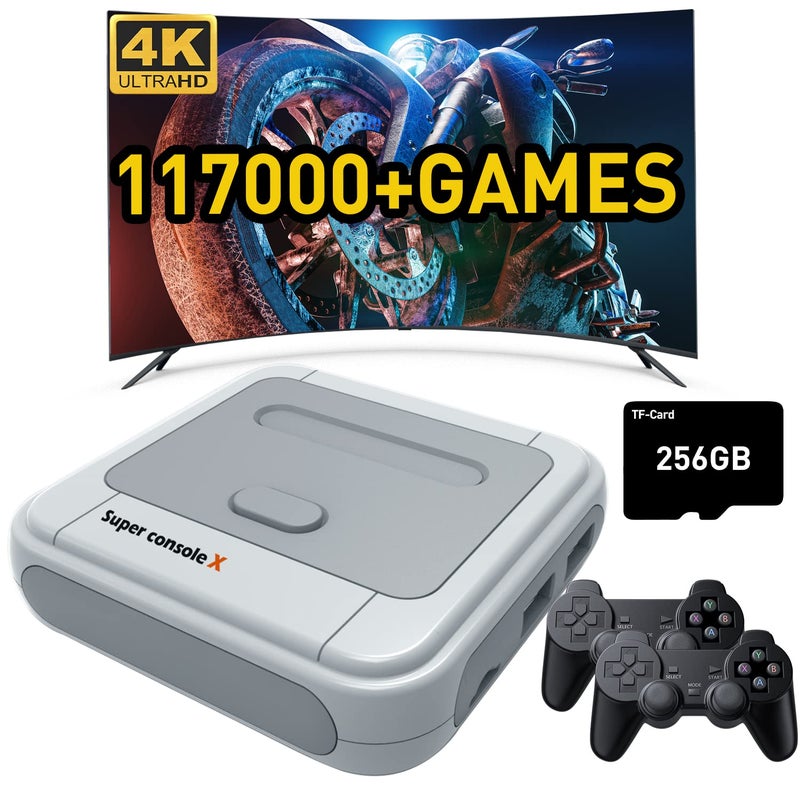 KINHANK وحدة تحكم الألعاب الكلاسيكية Kinhank Super Console X مع 117000 لعبة مدمجة - Image 2
