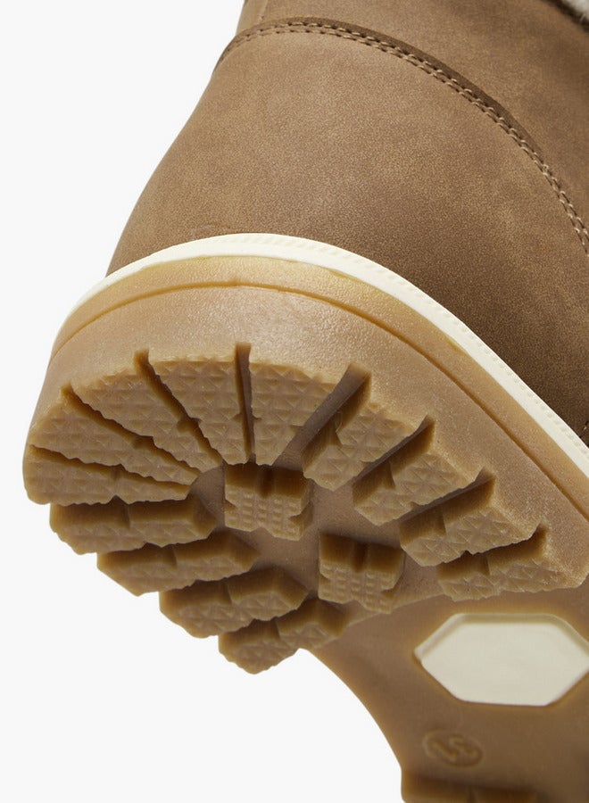 ال بي ال من شو اكسبرس أحذية شتوية مبطنة بالفرو الصناعي مع سحاب - Image 5