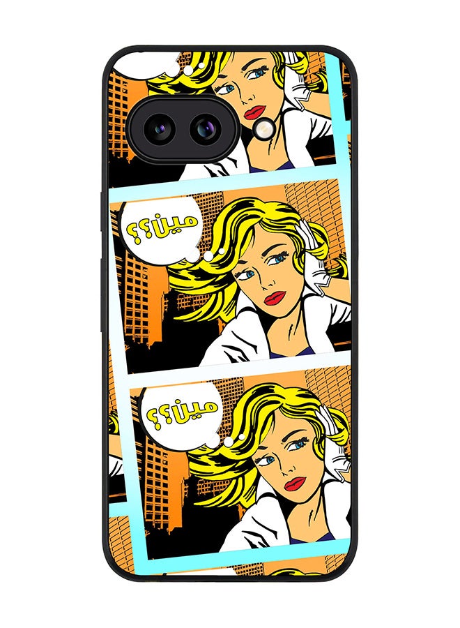 Stylizedd For Google Pixel 9a Case,Slim fit Camera Protection, Shockproof Thin Phone cover  - Meen (Comic Strip)