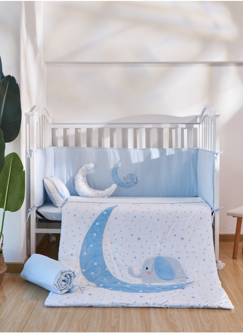 elphybaby - 6-Piece Baby Crib Bedding Set - Image 1