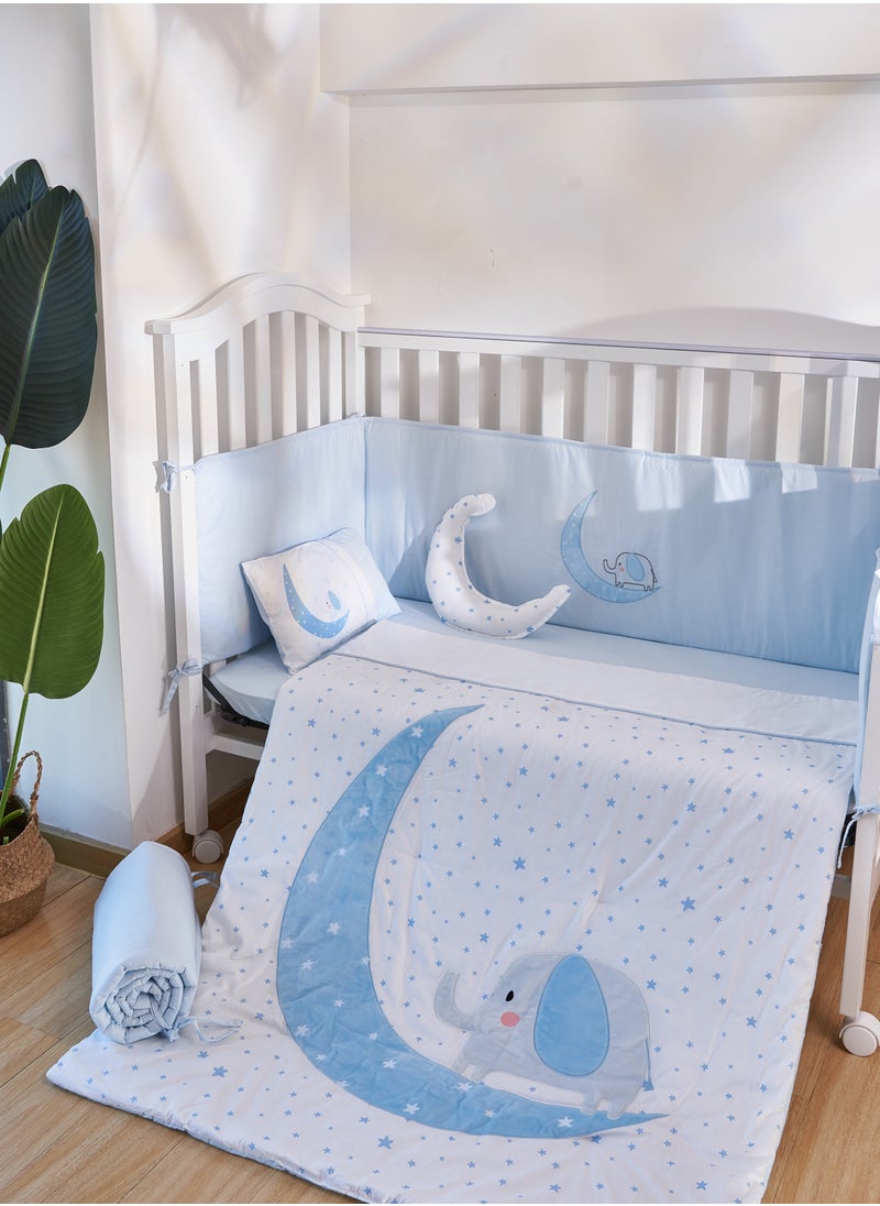 elphybaby - 6-Piece Baby Crib Bedding Set - Image 1
