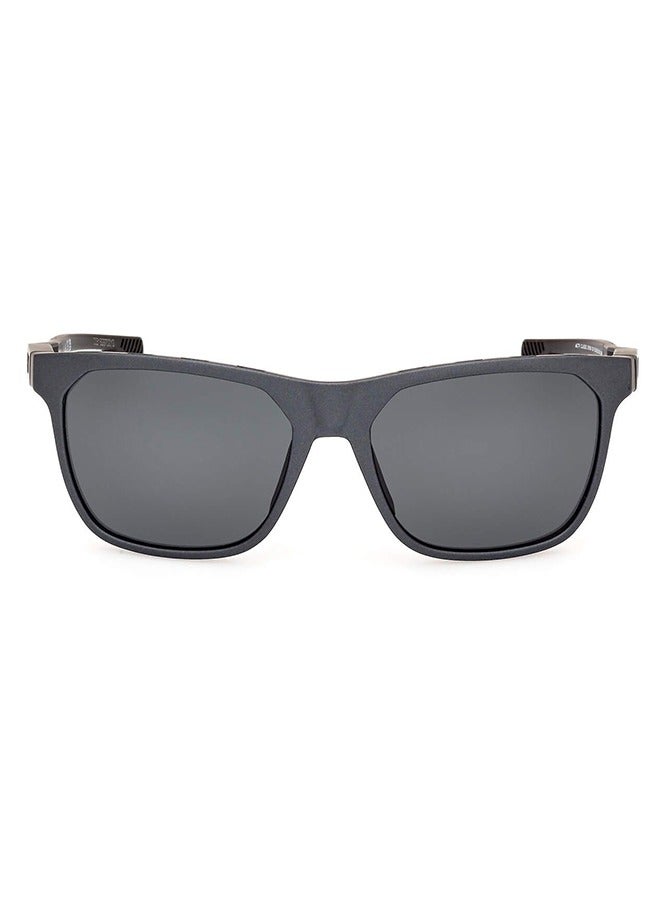 FILA Men's Square Shape  Acetate Sunglasses SFI209 53722Y - Lens Size: 53 Mm - Shiny Dark Havana - Image 2