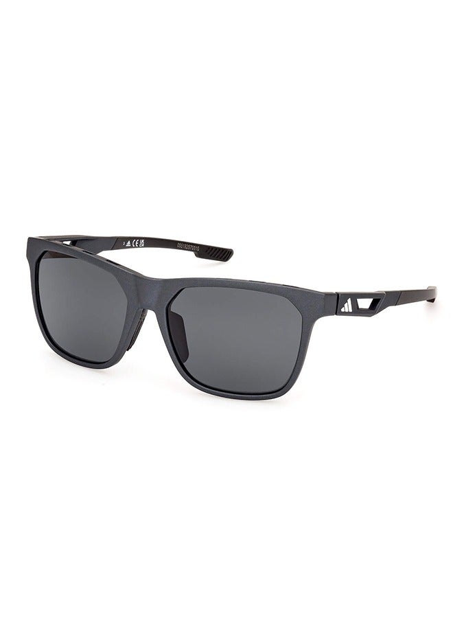 FILA Men's Square Shape  Acetate Sunglasses SFI209 53722Y - Lens Size: 53 Mm - Shiny Dark Havana - Image 3
