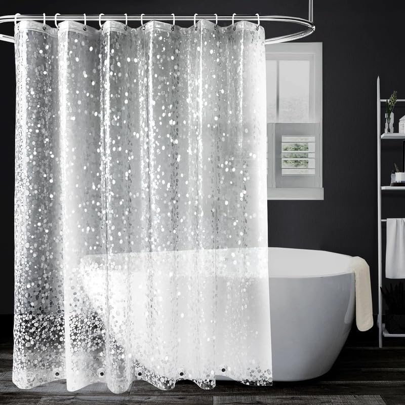 Pop Shade ستارة بوب شيد 0.15 مم عبوة من 1 | ستارة مكيف الهواء | ستارة باب نافذة PVC | ستائر للأبواب | ستارة للحمام | ستارة دش مقاومة للماء | 7 أقدام | شبه شفافة 04.10.24.5 - Image 3