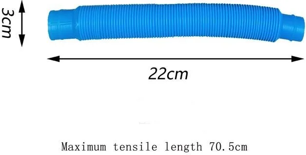 5 دي ام 6Pcs Big Size - Popular Tubes - Sensory Fidgets Toys For Kids