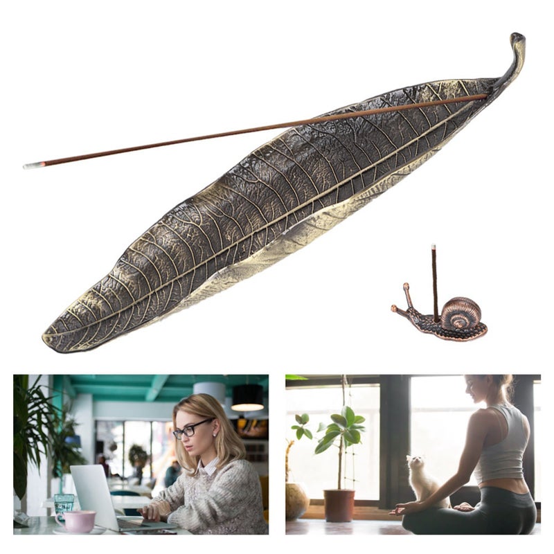Incense Sticks Leaf Snail Shape Sandalwood Household Tea Room Decoration Ornaments - Image 5