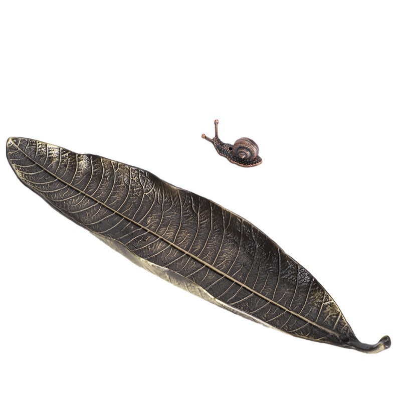 Incense Sticks Leaf Snail Shape Sandalwood Household Tea Room Decoration Ornaments - Image 2