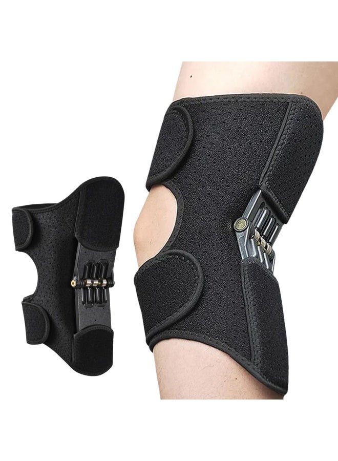 كيلا جهاز مساعدة الركبة، معزز الركبة، دعامة معززة للركبة، مثبت زنبركي لدعم المفصل، للتسلق والجلوس القرفصاء - Image 1