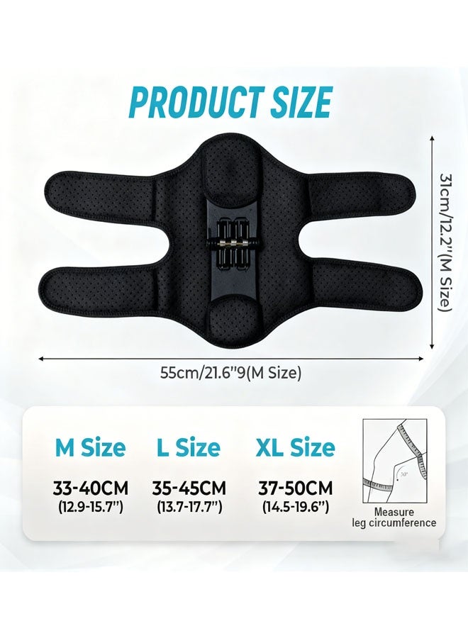 كيلا جهاز مساعدة الركبة، معزز الركبة، دعامة معززة للركبة، مثبت زنبركي لدعم المفصل، للتسلق والجلوس القرفصاء - Image 4
