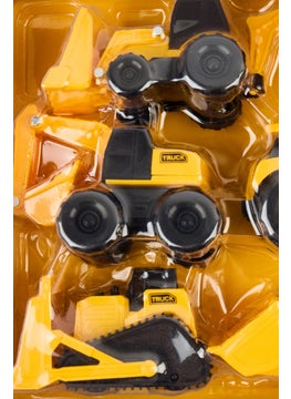 Ton O' Fun 5Pcs Construction Vehicles, Yellow  - Image 4