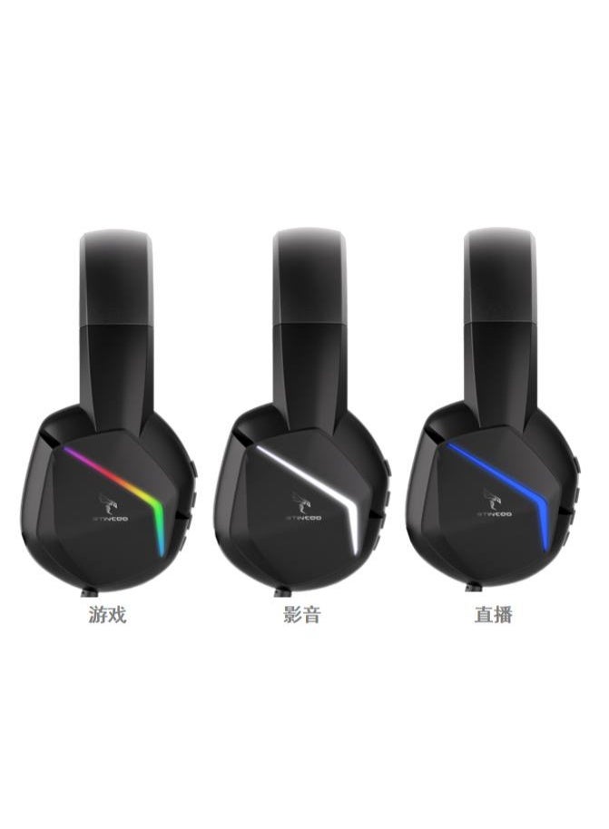 سوميك سماعة ألعاب سلكية GS401 لجهاز PS5 وPS4 مع ميكروفون قابل للفصل - Image 2