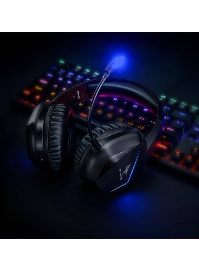 سوميك سماعة ألعاب سلكية GS401 لجهاز PS5 وPS4 مع ميكروفون قابل للفصل - Image 4