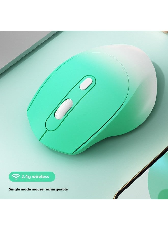 Wireless Mouse Bluetooth Office Silent Rechargeable Unlimited Mouse Girls Cute Laptop External-Specifications:[Gradient Yellow] Bluetooth + 2.4G Wireless Version ★ ErGonomic DesiGn ★ CharGinG Silent  - Image 4