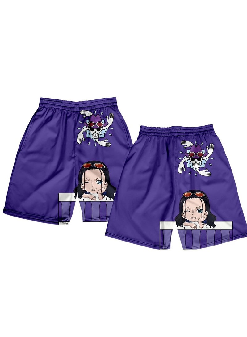 KUYING Summer One Piece Loose Home Five Guarter Shorts  - Image 1