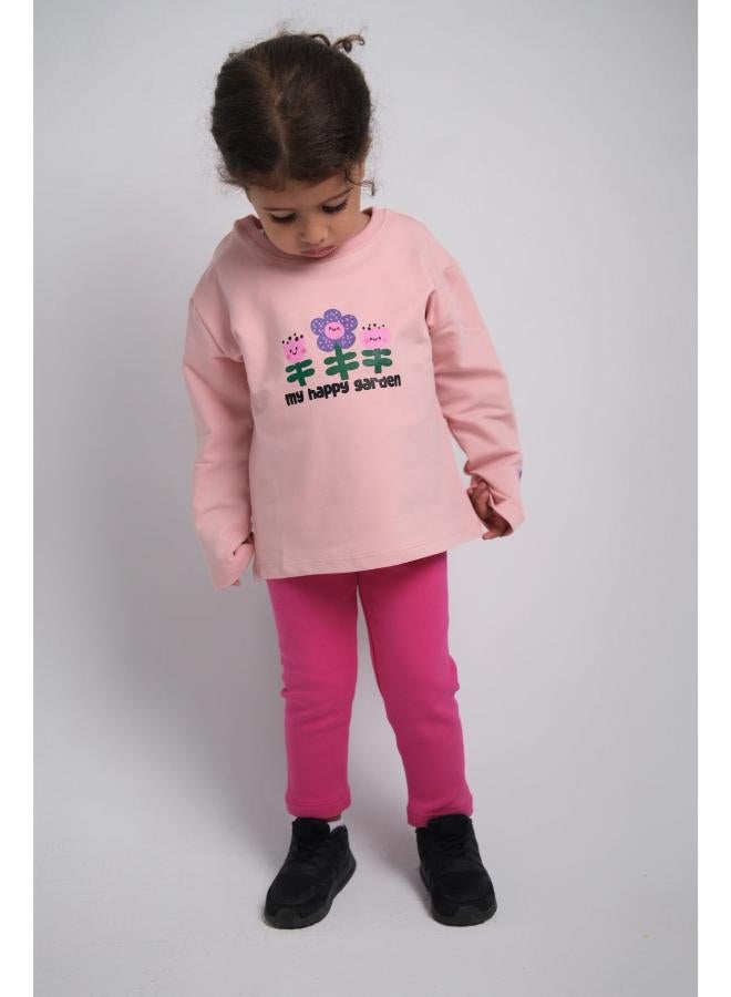 playmore Fuchsia Fleeced Leggings