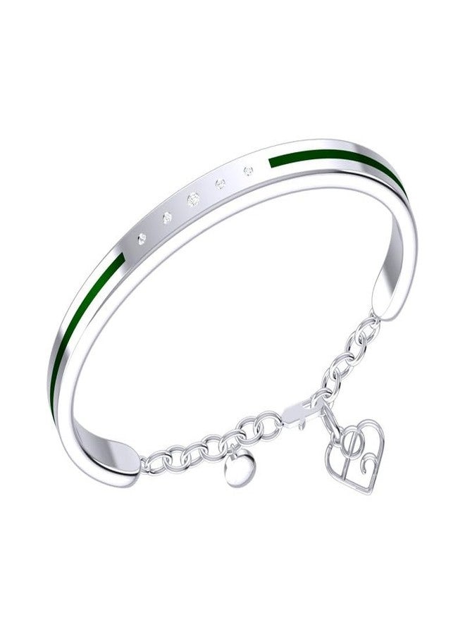 TINY TIARAA Enchanted Glow Sterling Silver Baby Bracelet - Image 1
