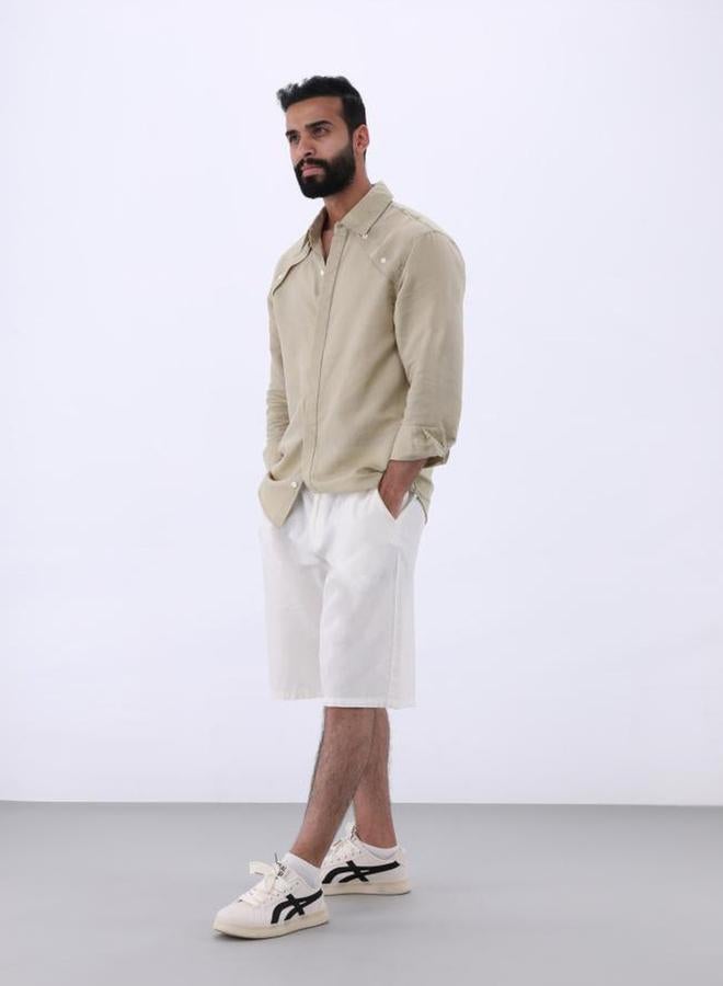 Selene Men Linen Casual Shirt - Image 2