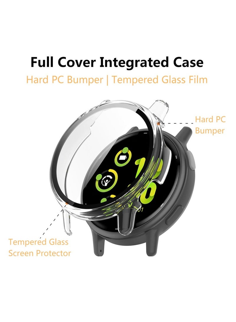 القضية متوافق مع جارمين Vivoactive 5 كريستال شفافة حالة الكمبيوتر الصلب تشديد الزجاج فيلم حماية الشاشة - Image 4