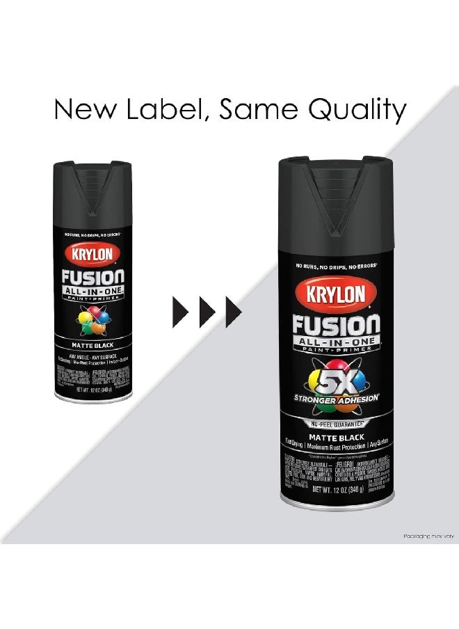 Fusion All-In-One Spray Paint and Primer Satin Khaki 12oz K02740007