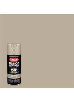 KRYLON Fusion All-In-One Spray Paint and Primer Satin Khaki 12oz K02740007  - Image 2
