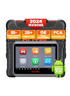 Autel Autel Scanner MaxiCOM MX808S 2024 Bidirectional Tool as MK808BT Pro MK808S M808Z Function as MaxiCheck MX900 28+ Service Active Test All System Diagnose Injector Coding Android 11  - Image 1