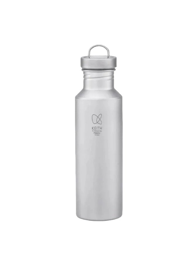 KEITH Titanium Ti3031 Plastic-Free Sport Bottle 550ml, Pure Titanium Lightweight Water Bottle with Leakproof Cap - Image 1
