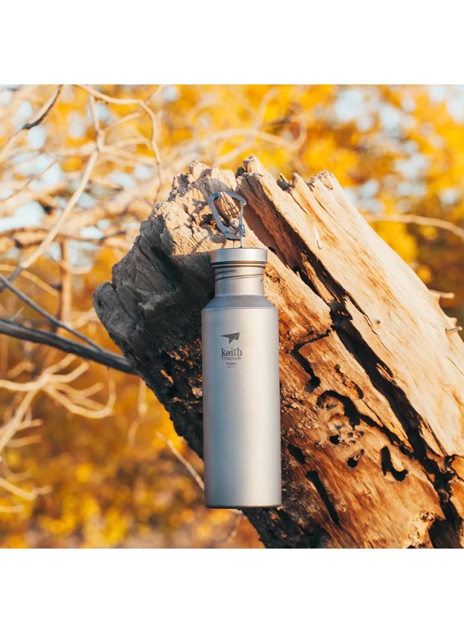 KEITH Titanium Ti3031 Plastic-Free Sport Bottle 550ml, Pure Titanium Lightweight Water Bottle with Leakproof Cap - Image 3