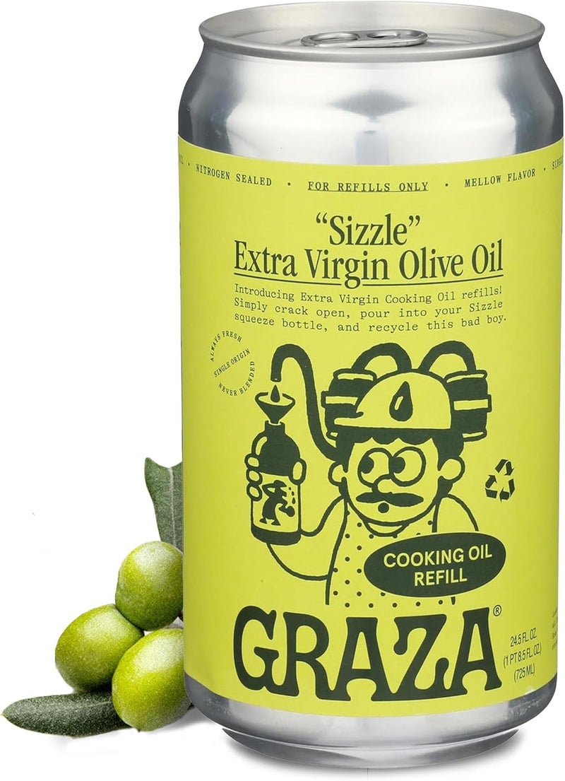 Graza Sizzle Extra Virgin Olive Oil Refill Can - Image 1