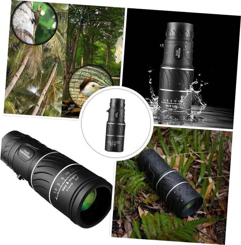 Portable Monocular Telescope High Definition Single-Tube Night Vision for Camping Hiking Hunting Outdoor Use with Low Light Performance - Image 2