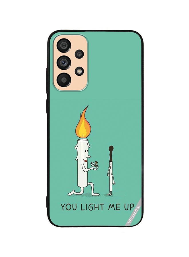 VR CREATIVE Protective Case Cover For Samsung Galaxy A72 You Light Me Up Design Multicolour - Image 1