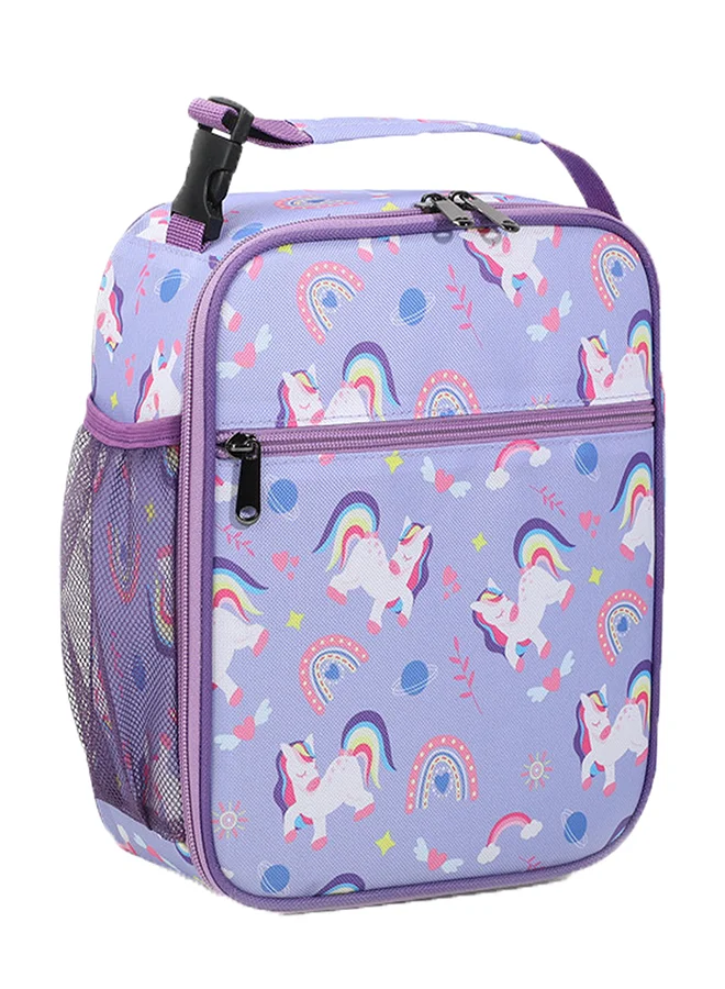 ليتل سربرايز بوكس Little Surprise Box, 2 pcs Uni Lunchbag & 5 section Lunch box for Kids
