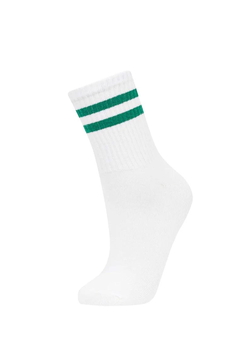 ديفاكتو Woman 3 Piece Cotton Long Socks