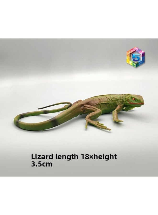 Simulation Animal Insect Model Cognitive Toy Spider Butterfly Bee Cockroach Caterpillar And Other Animal Model Toy-Color:1134 Lizard  - Image 1