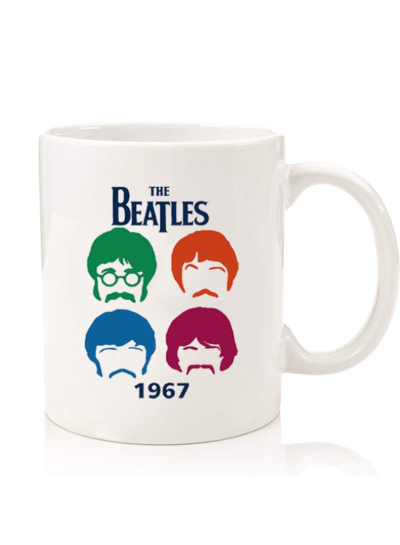 Theodor Premium Quality Two Sided Printed Coffee Mug Tea Cup For Home Office, Kids Men Women The beatles - Image 1