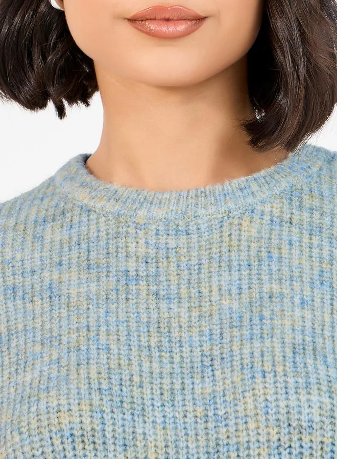 Styli Regular Fit Regular Length Mixed Yarn Sweater