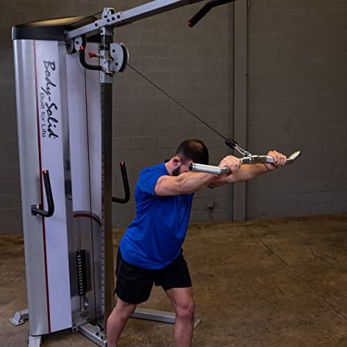 Body Solid Body-Solid Home Gym Tools MB229A Aluminum LAT Pulldown Curl Bar Attachment for Pulley Cable Machine - Lat Pull Down Curling Bar Accessories for Fitness, Strength Workout Equipment, Muscle Building - Image 2