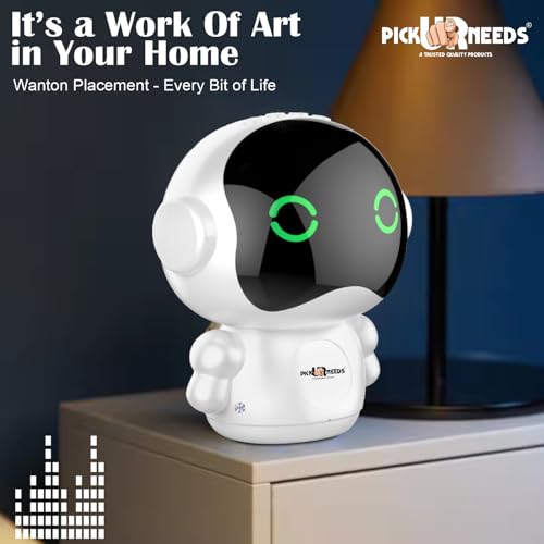 Pick Ur Needs Rechargeable Wireless Mini DJ Bluetooth Speaker HiFi Bass, LED Lights, 800mAh Battery, USB/TF Card/TWS Playback - Image 4