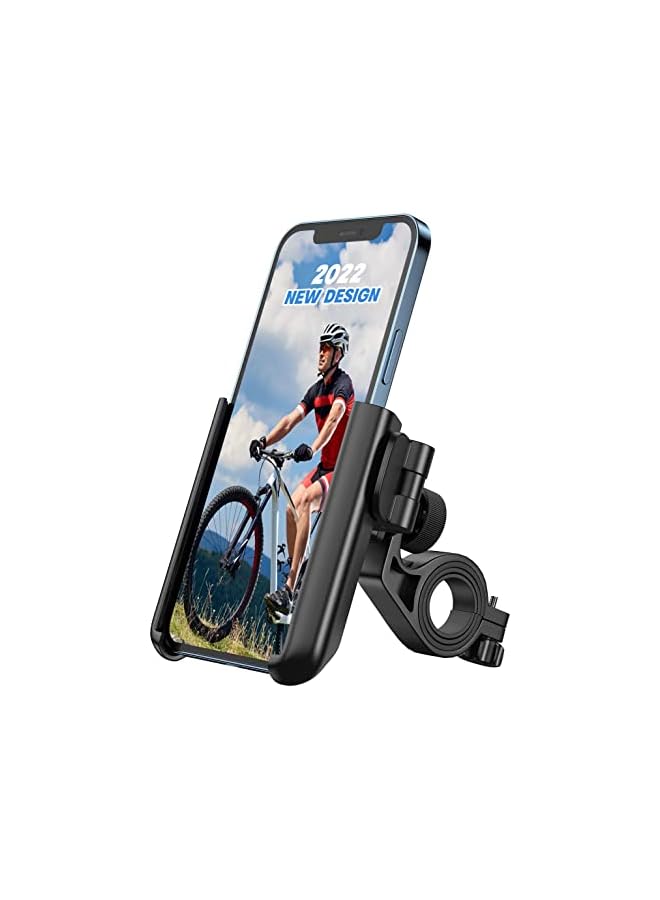 PROMASS Upgraded Bike Phone Mount 360° Rotatable Universal Bicycle Motorcycle Scooter Bike Accessories Handlebar Phone Clip/Bike Phone Holder for Any Smartphones Between 3.5 and 7.0 inches - Image 1