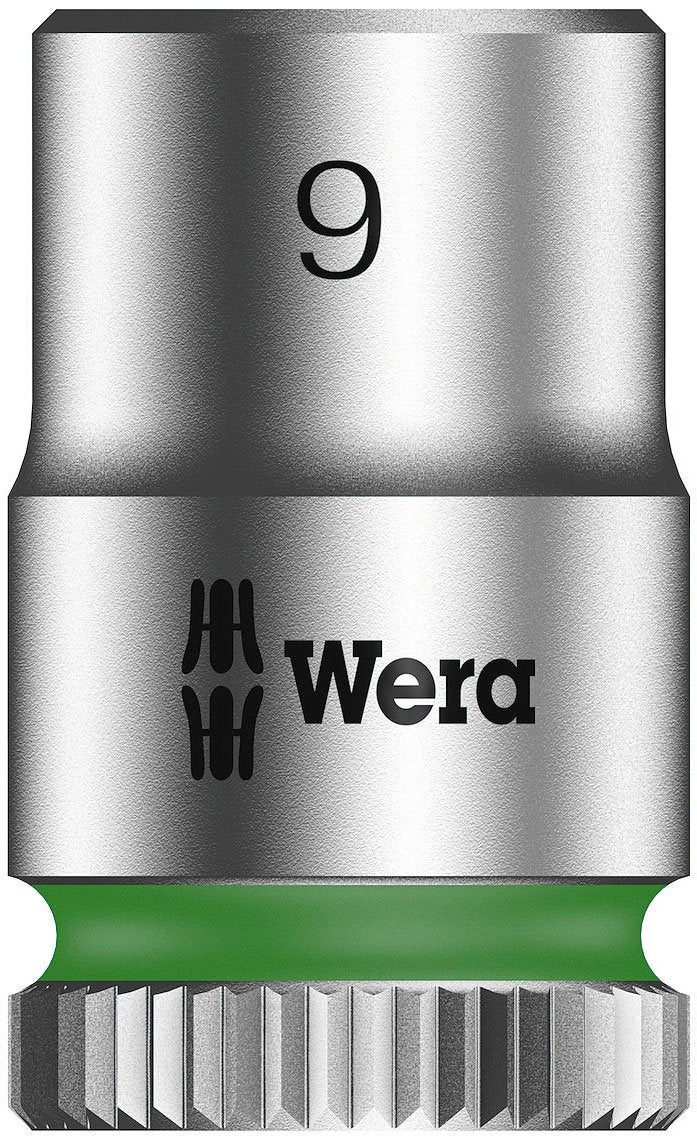 Wera - 5003508001 Zyklop 8790 HMA 1/4" Socket, Hex head 9mm x Length 23mm - Image 1