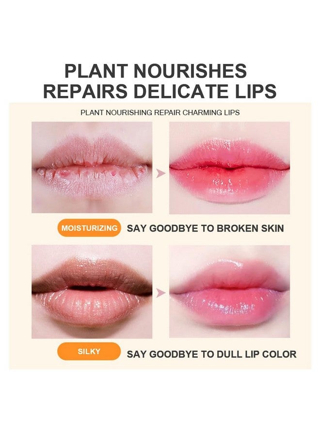 BINGBRUSH 2Pcs Color Changing Lipstick,Pink Crystal Flower Jelly PH Mood Long Lasting Labiales Lip Care Moisturizer Lip Balm Korean Magic Lip Gloss Makeup Lipstick Set for Women - Image 5