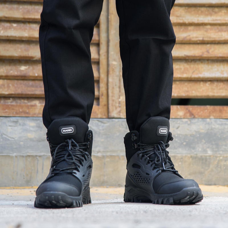 SUADEX Steel Toe Boots for Men Women Waterproof Arch Support Work Construction Indestructible Safety Boots - Image 1